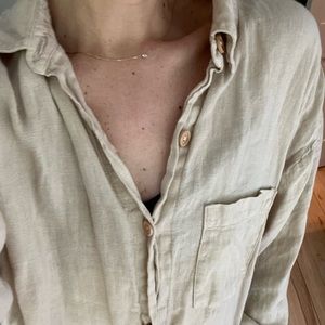 Mate the label linen button down